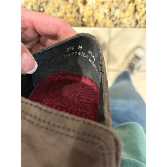 MUNRO ANNEE Taupe suede leather size 7.5 heel professional career comfort shoes - Picture 8 of 8